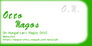 otto magos business card